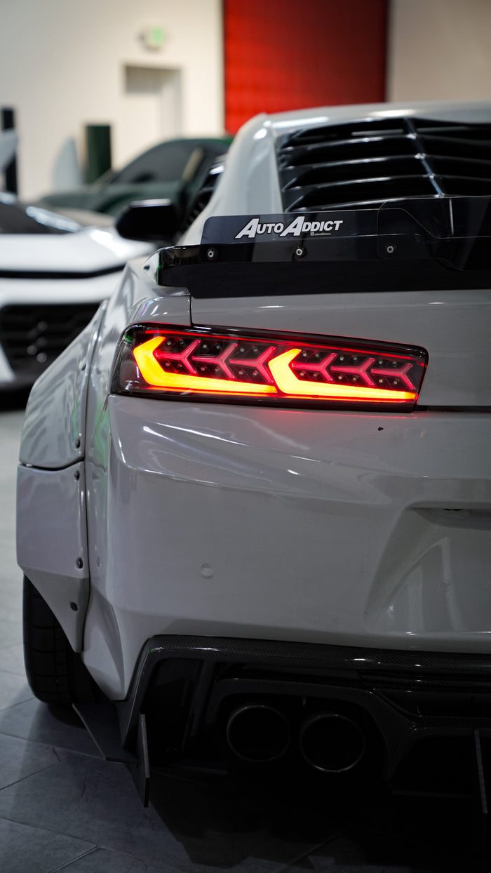 2016-2018 Chevy Camaro Stryker Amber Sequential LED Taillights